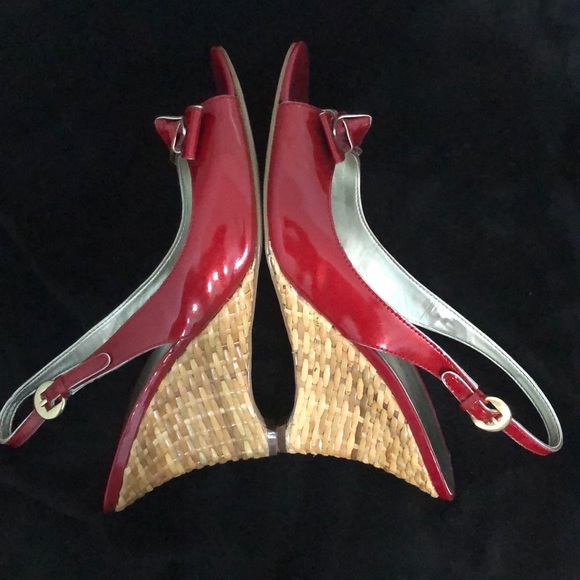 Anne Klein Shoes - Anne Klein Open Toe Wedge